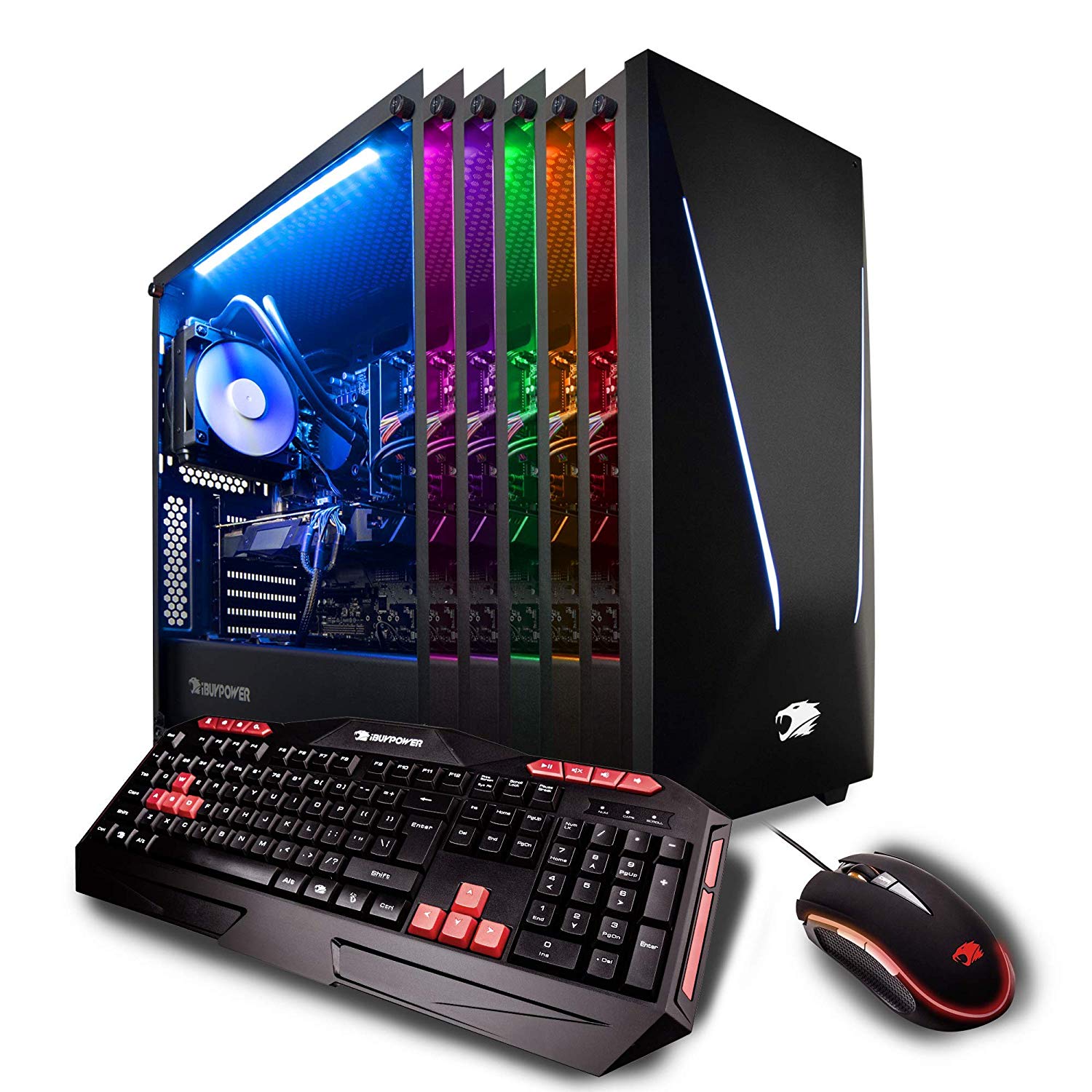 iBUYPOWER Gaming PC Desktop Trace 9220 Liquid Cooled Overclockable i7-8700K