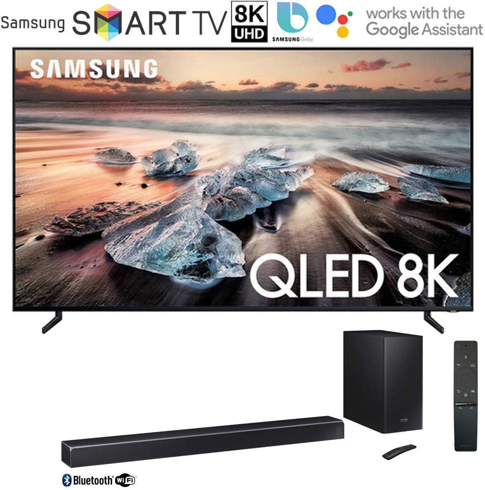 Samsung QN75Q90RA 75" Q90 QLED Smart 4K UHD TV (2019 Model) Bundle with HWQ90R 510W 7.1 Samsung QN75Q90RA 75" Q90 QLED Smart 4K UHD TV (2019 Model) Bundle with HWQ90R 510W 7.1.4-Channel Soundbar w/Wireless Subwoofer